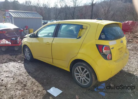 2016 Chevrolet Sonic Lt Auto из США, поврежденный, VIN 1G1JC6SH4G4130568